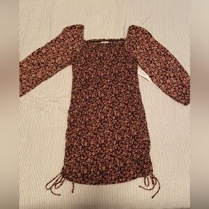 Jessica Simpson Long Sleeve Scrunchie Dress
